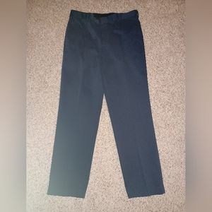 Mens Brooks Brother 346 Chino Black Pants. Size 35x32. 100% Cotton. Flat front.